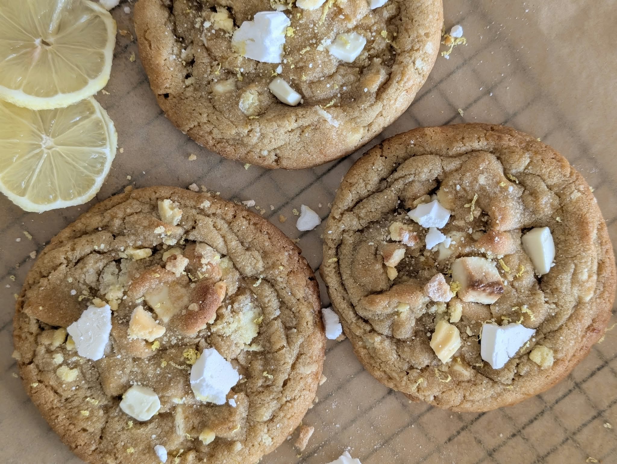 A stack of Oxfordshire Crumb House cookies